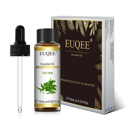 EUQEE-Huile essentielle naturelle pure, Lavande Jasmin Eucalyptus vanille parfum 10ml