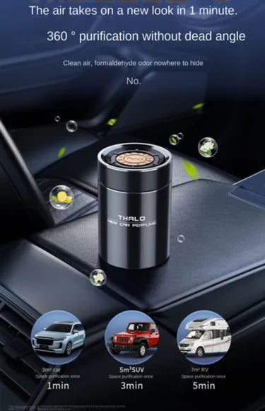 Baume solide d'aromathérapie pour voiture