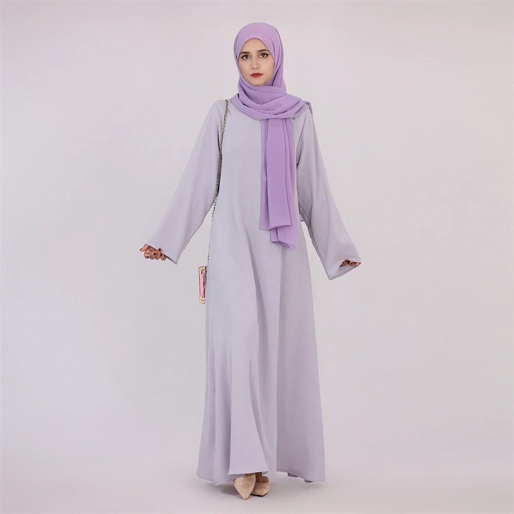 Robe de prière musulmane en lin pour femmes