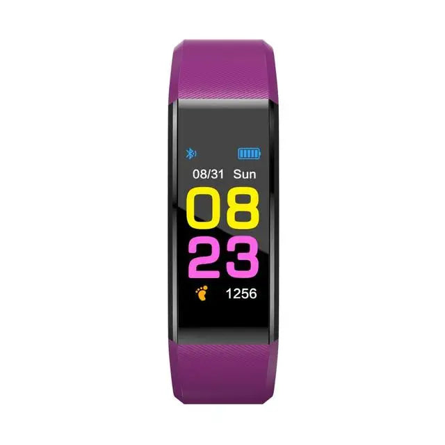 Bracelet de sport intelligent pour hommes et femmes, podomètre,