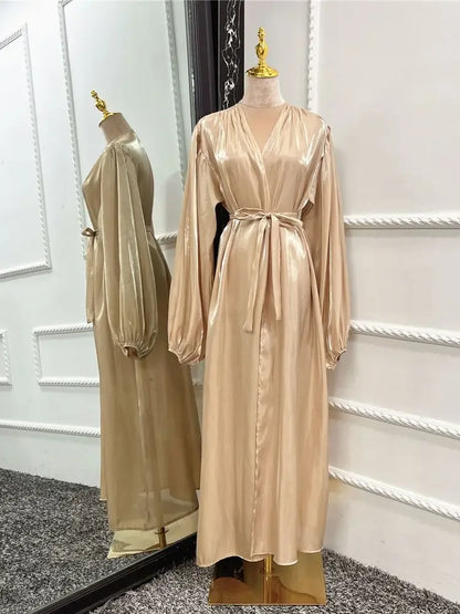 Abayas caftan pour femmes, robe longue kimono, cardigan, Dubaï, Turquie