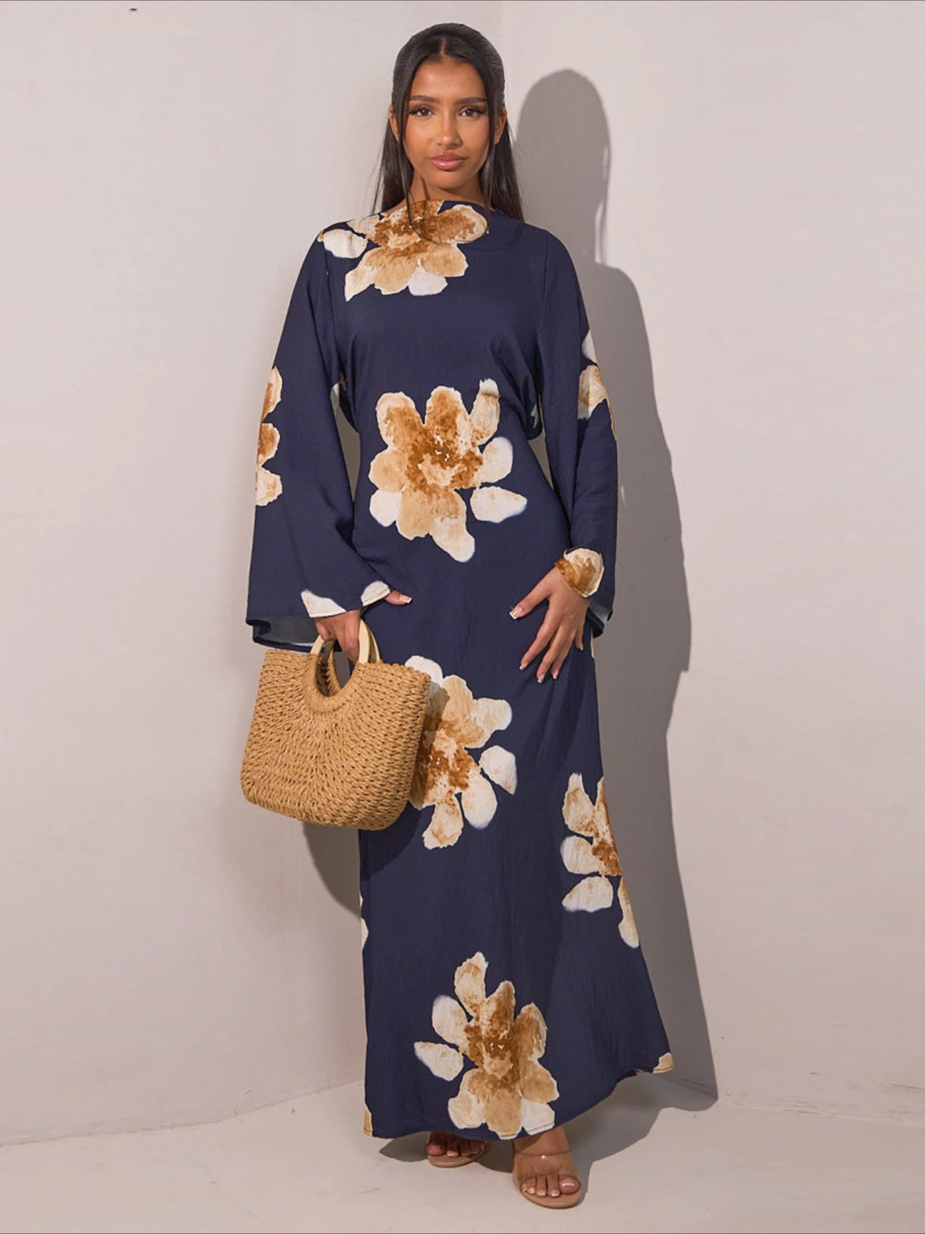 Abaya Robe de soirée imprimée Jalabiya dubaï Caftan
