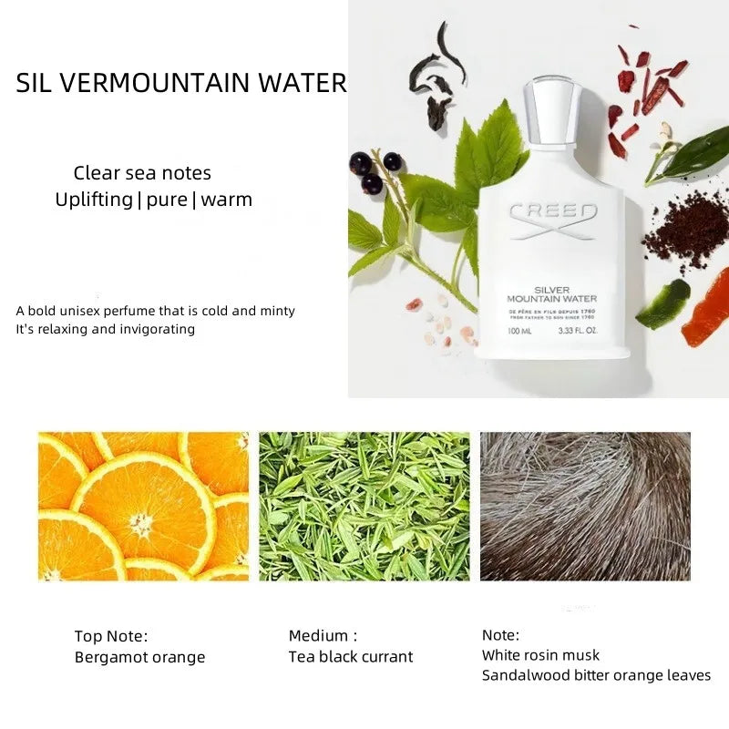 Creed Silver Mountain Spray de parfum d'eau 100 ml/3,3 oz, Unisexe