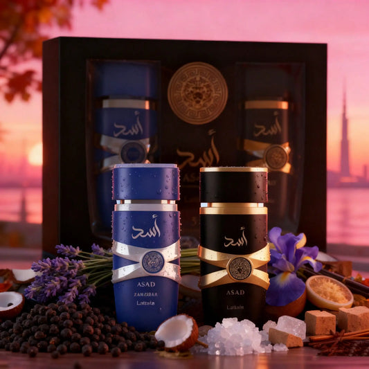 ASAD+Asad Zanzibar COFFRET SET 2*100ML  Eau de parfums homme