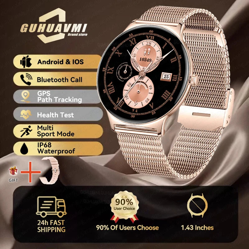 2025 nouvelle montre intelligente pour les femmes cadeau 1.43 pouces