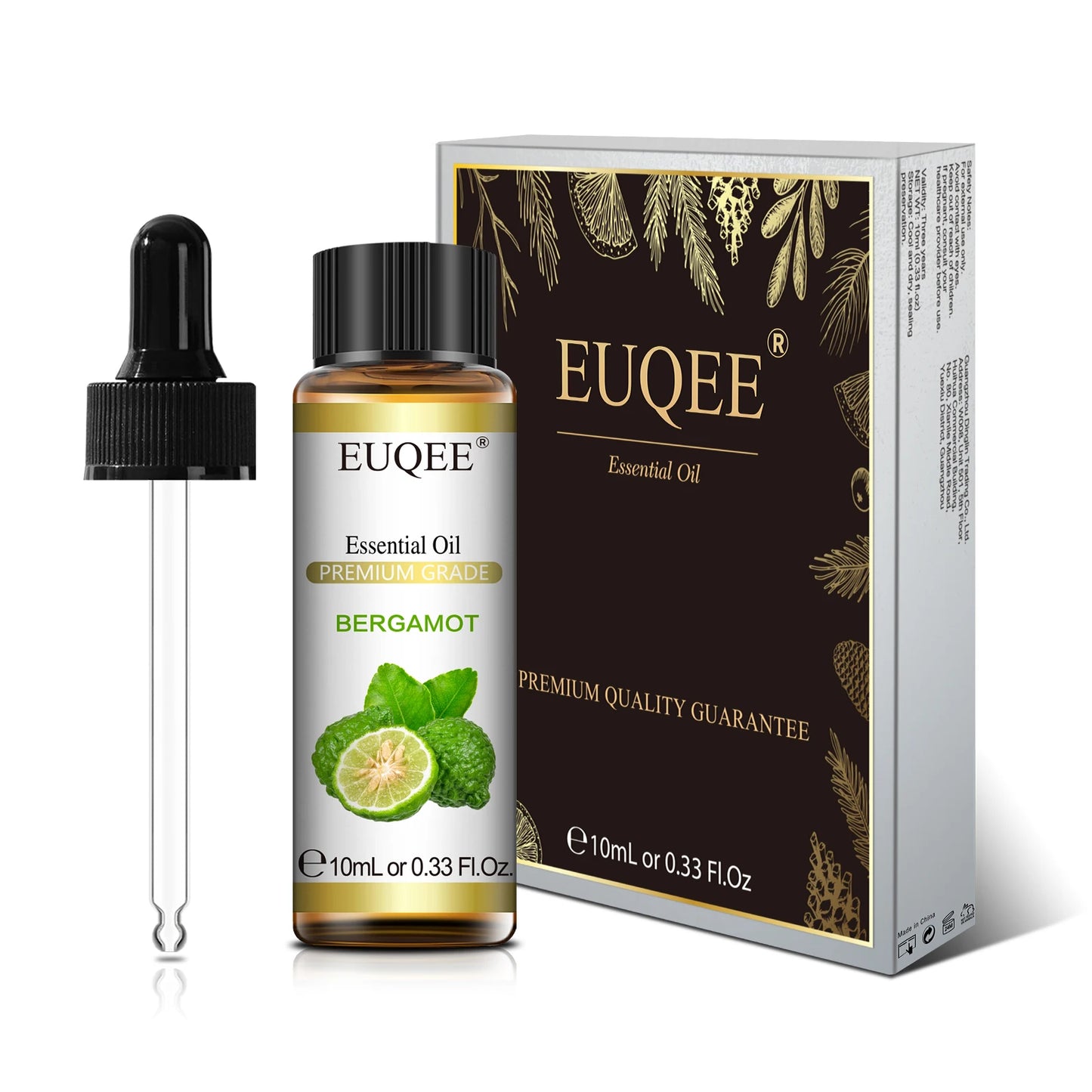EUQEE-Huile essentielle naturelle pure, Lavande Jasmin Eucalyptus vanille parfum 10ml