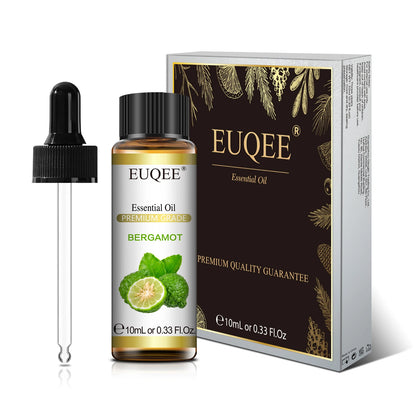 EUQEE-Huile essentielle naturelle pure, Lavande Jasmin Eucalyptus vanille parfum 10ml