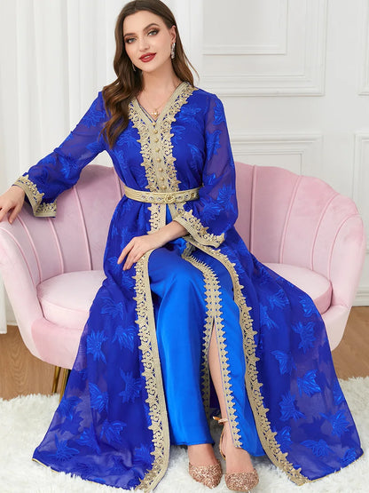 Abaya Dubai-Robe de luxe pour femmes, Caftan Marocain Maxi