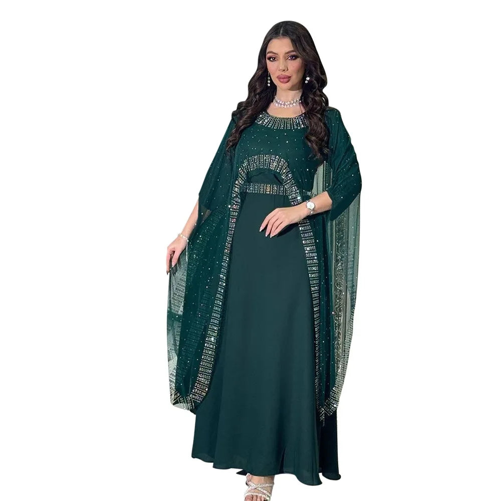 Dubaï marocain arabie saoudite luxe mode Abaya diamant