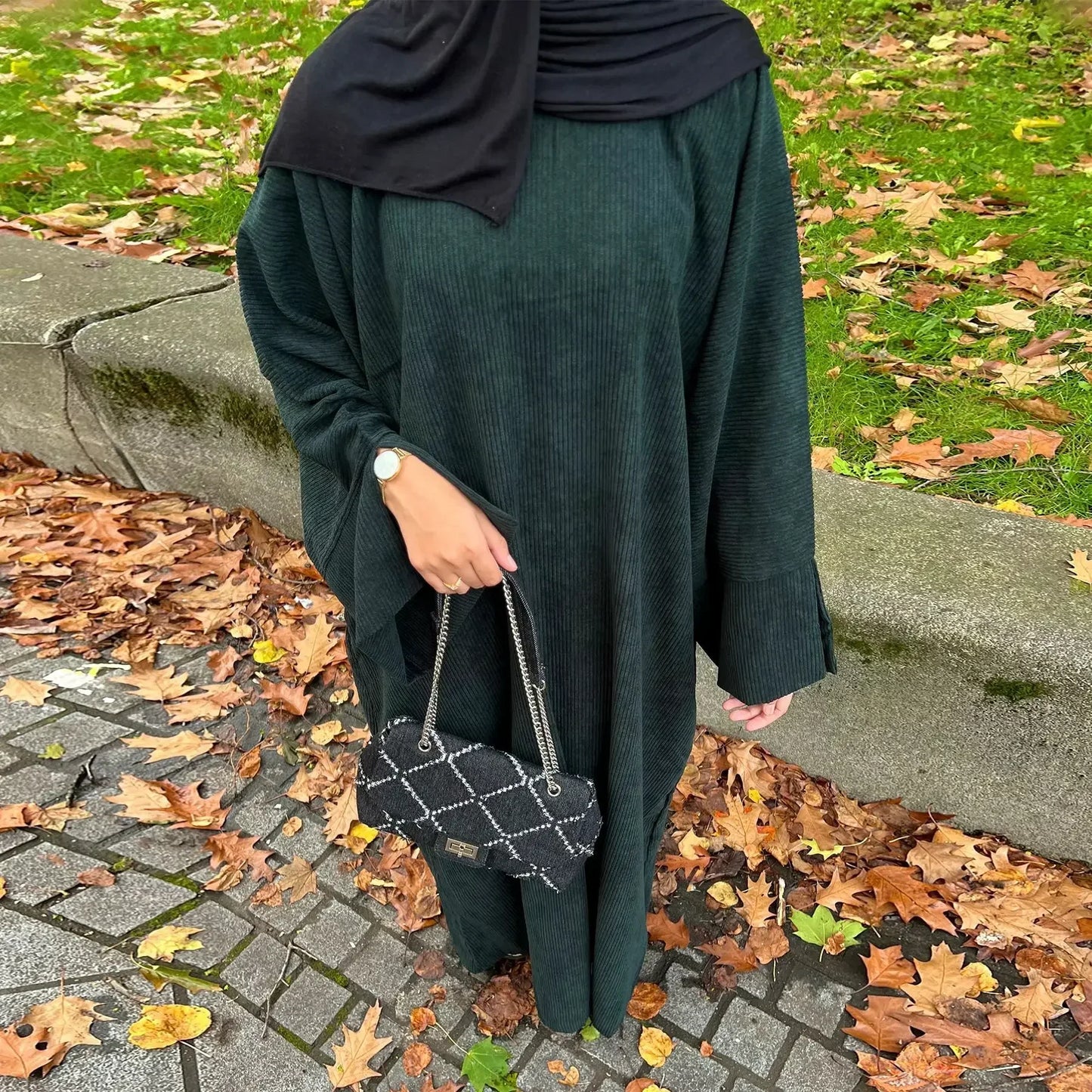 Abaya-Robe décontractée pour femmes, Abayas de Dubaï, Robe de tempérament caftan