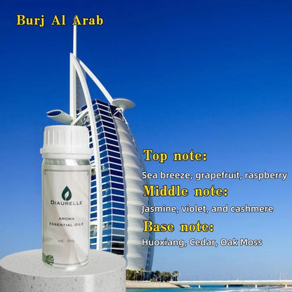 Hôtel Burj Al Arab 100ml pur plante Extrat chambre huile essentielle pour diffuseur