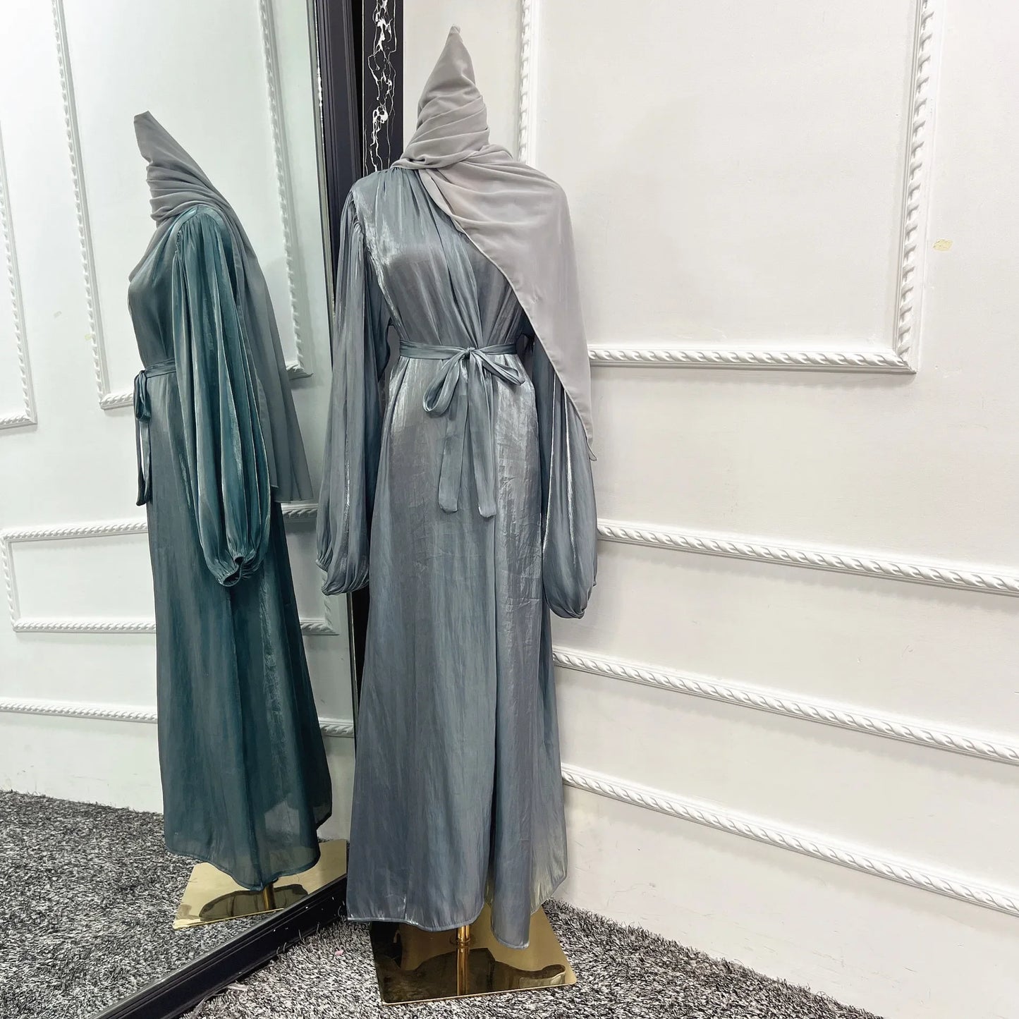 Abayas caftan pour femmes, robe longue kimono, cardigan, Dubaï, Turquie