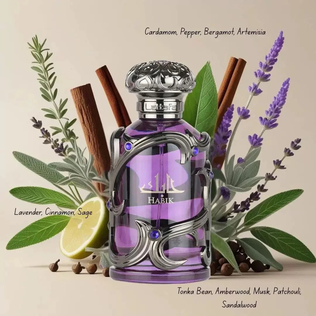 Lattafa Habik - Parfum Unisexe 100 ml - Lavender