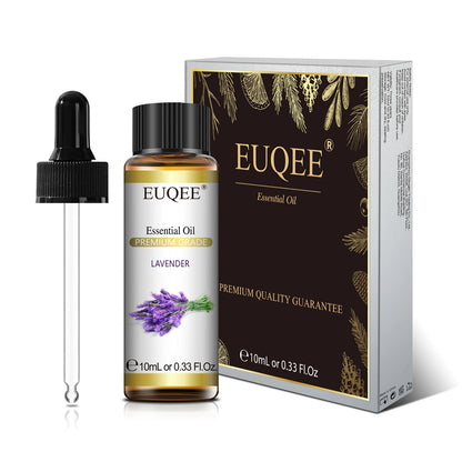 EUQEE-Huile essentielle naturelle pure, Lavande Jasmin Eucalyptus vanille parfum 10ml