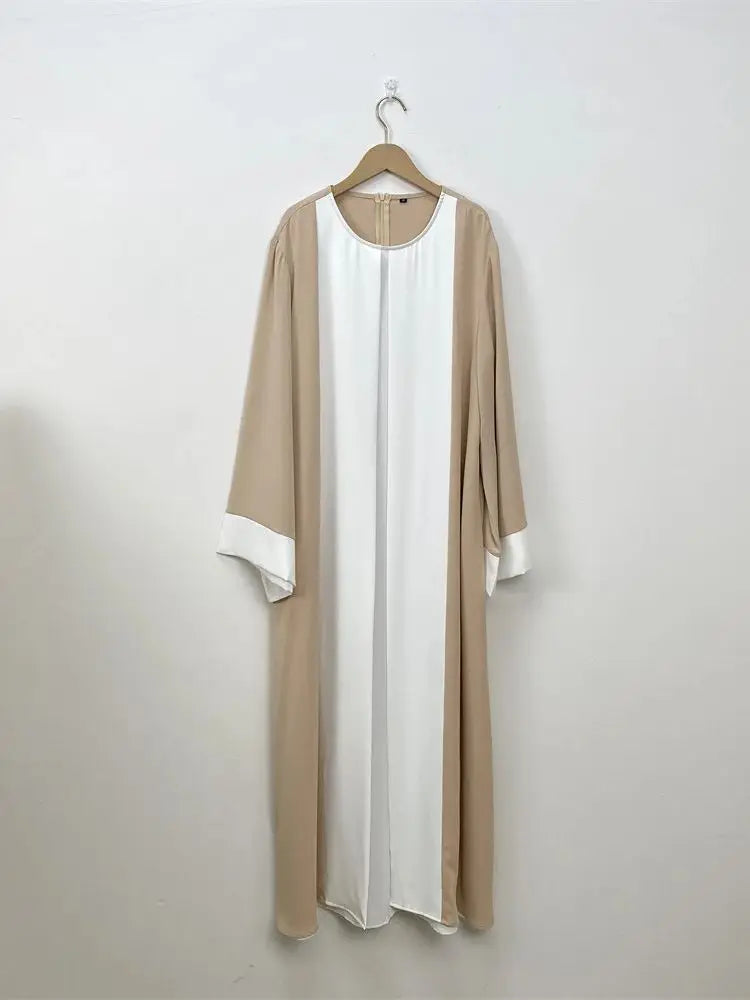 Abaya dubaï luxe épissage faux deux pièces caftan Marocain