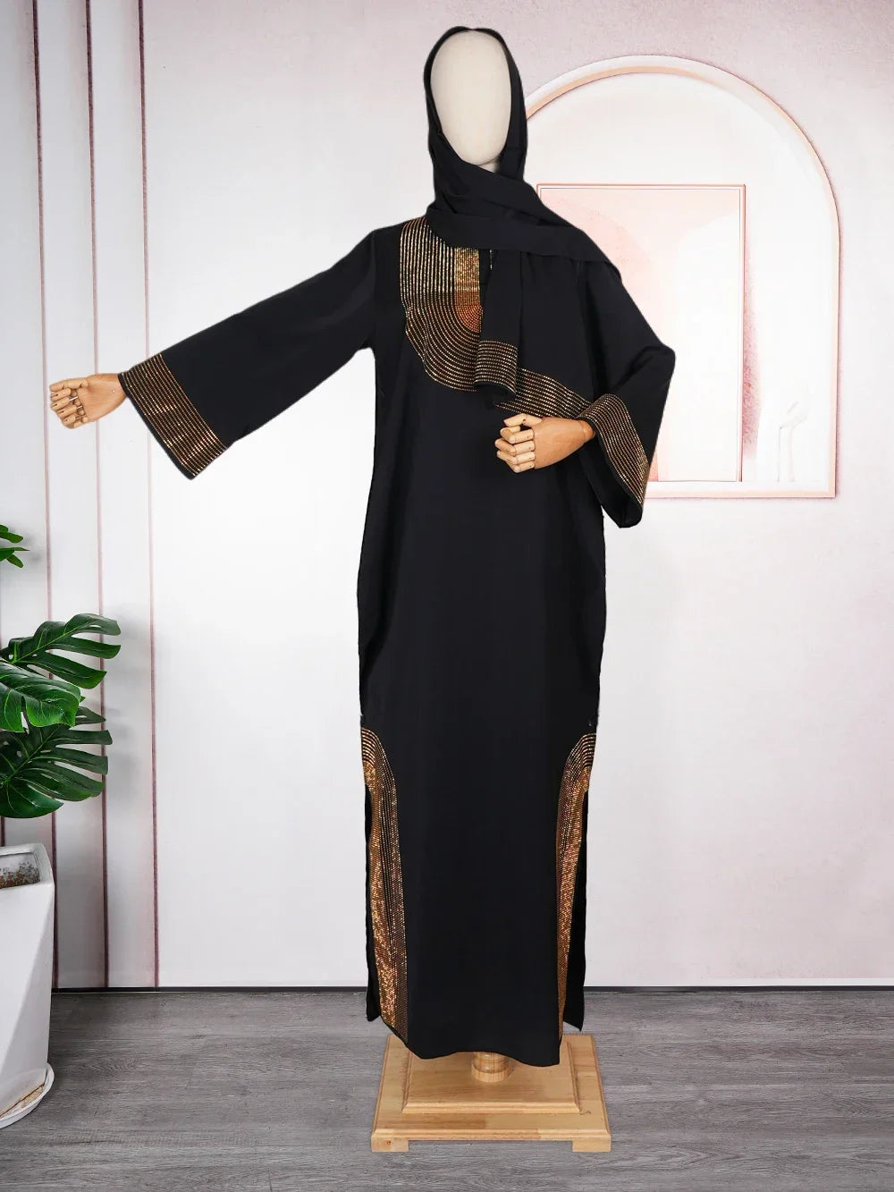 Abayas pour femmes dubaï luxe 2024 Robe de mode africaine Caftan Marocain