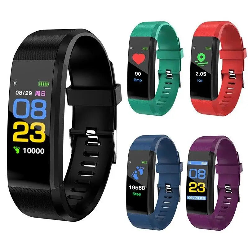 115plus Bluetooth 4.0 Bracelet de Sport Intelligent Smartwatch pour iOS Android Sport Fitness