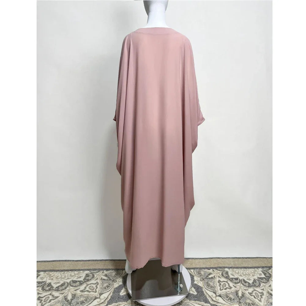 Caftan marocain avec manches chauve-souris, Djellaba de Dubaï