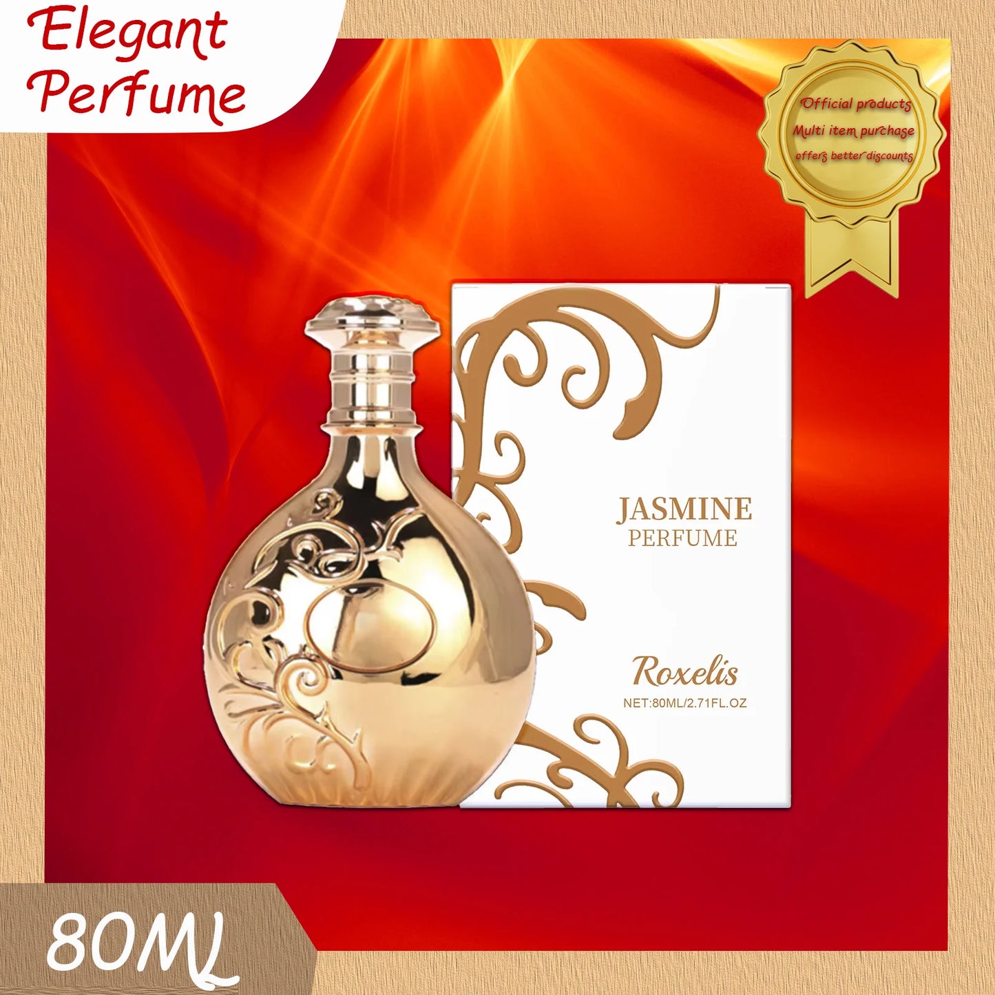 Parfum au jasmin - Eau de Parfum pour femme