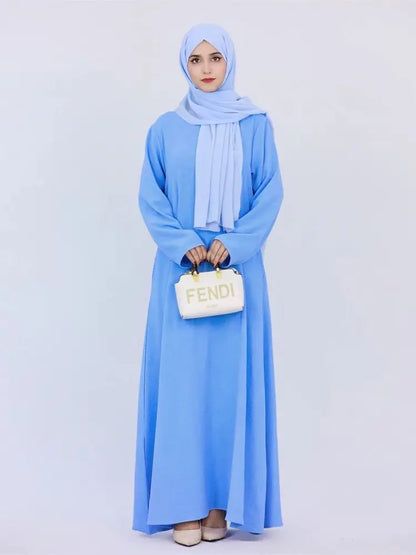 Robe de prière musulmane en lin pour femmes