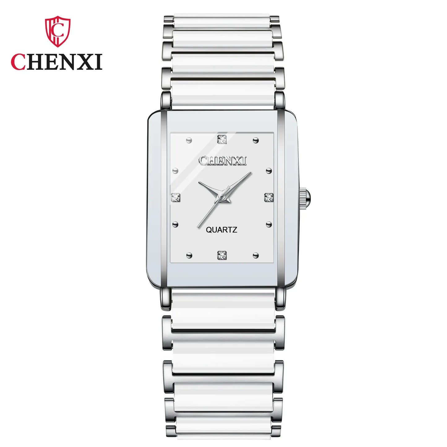 CHENXI 104A Top marque de luxe Couple montre hommes et femmes Imitation bracelet en céramique exquise Date montres relojes para damas