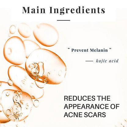 Ensemble de soins pour la peau à l'acide kojique, crème, sérum, nettoyage, savon