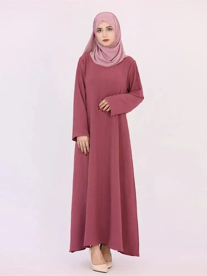 Robe de prière musulmane en lin pour femmes