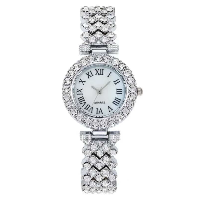 6 pièces ensemble femmes Montre horloge cadran romain marque de luxe Design