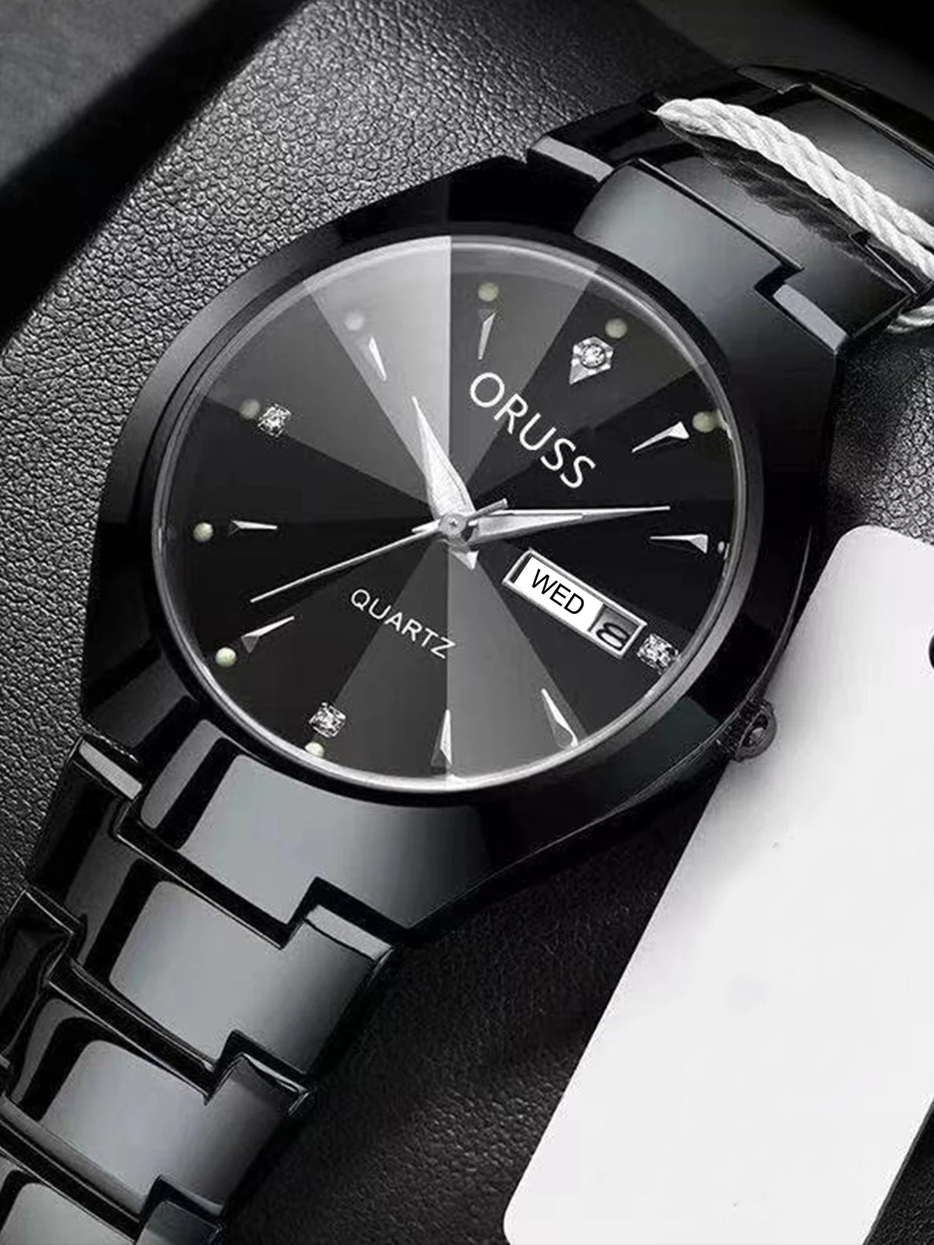 ORUSS-Montre de couple étanche pour hommes et femmes, quartz