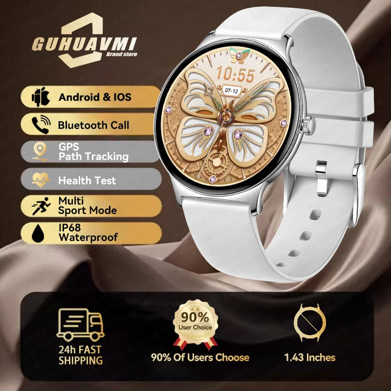 2025 nouvelle montre intelligente pour les femmes cadeau 1.43 pouces