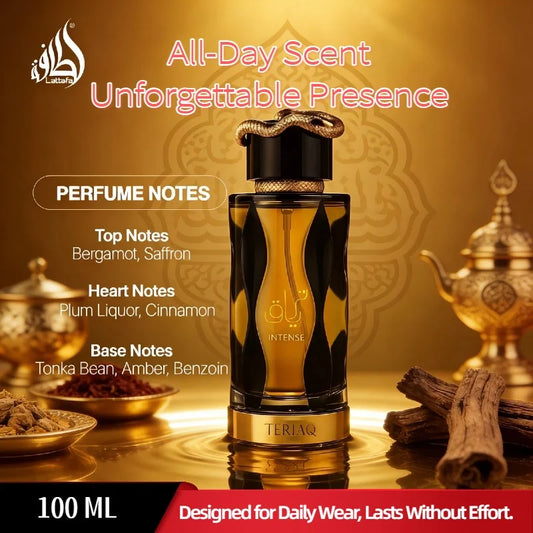 Lattafa Teriaq Parfum aux phéromones intenses 100ML