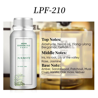 Namste huiles aromatiques 500ML plante Pure parfum de luxe arôme huiles essentielles