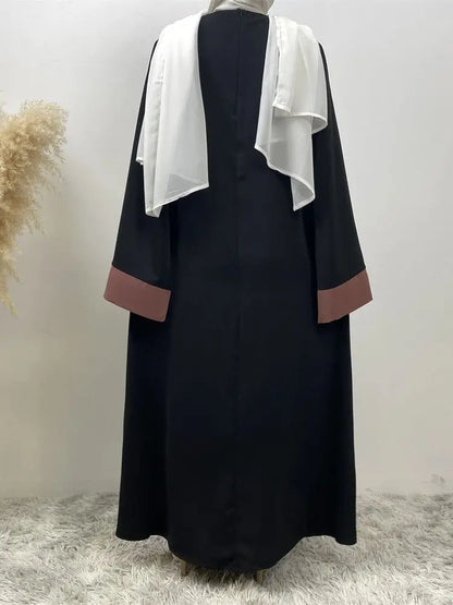 Abaya dubaï luxe épissage faux deux pièces caftan Marocain