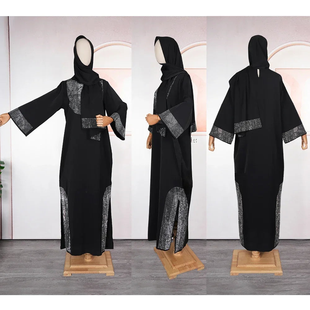 Abayas pour femmes dubaï luxe 2024 Robe de mode africaine Caftan Marocain