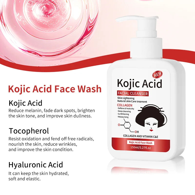 Nettoyant visage à l'acide kojique 150 ml