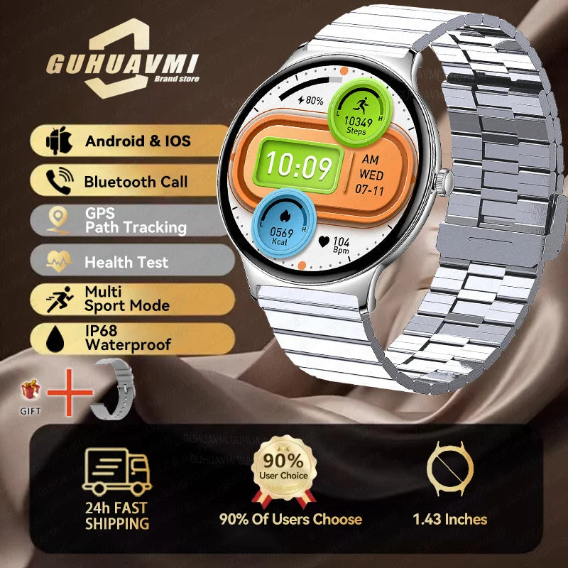 2025 nouvelle montre intelligente pour les femmes cadeau 1.43 pouces