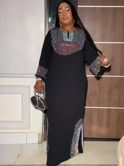 Abayas pour femmes dubaï luxe 2024 Robe de mode africaine Caftan Marocain