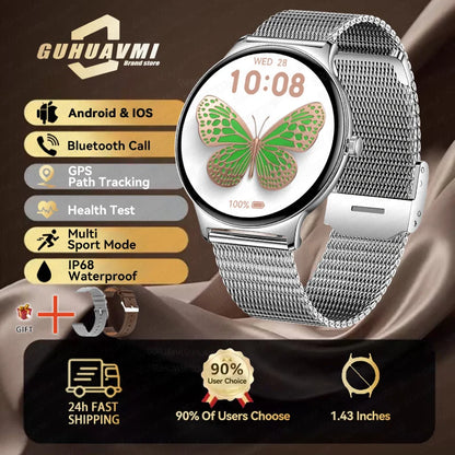 2025 nouvelle montre intelligente pour les femmes cadeau 1.43 pouces