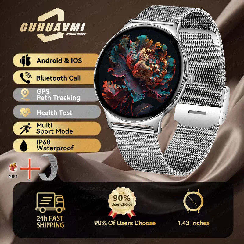 2025 nouvelle montre intelligente pour les femmes cadeau 1.43 pouces